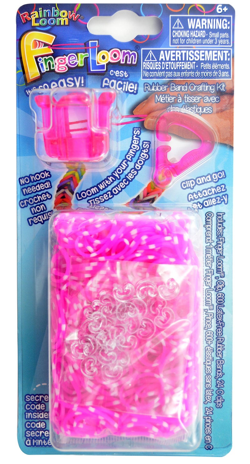 Rainbow Loom Official Finger Loom - Pink - Image 1